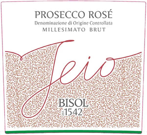 Bisol Jeio Prosecco Rosé Millesimato 2021 Brut DOC