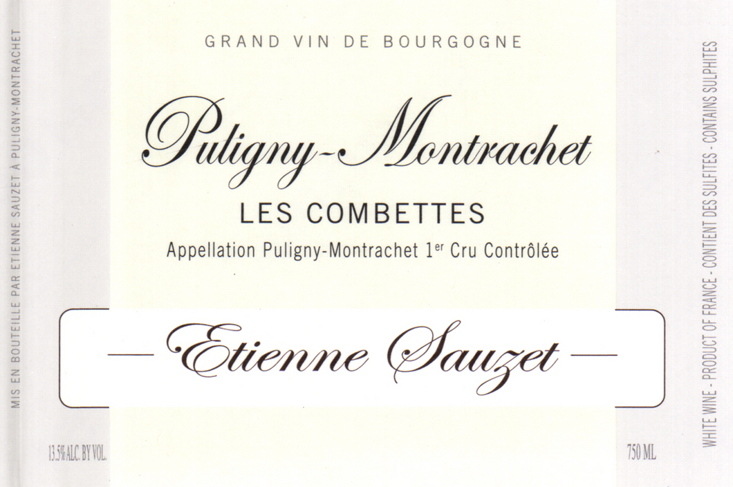 2022 Etienne Sauzet Puligny-Montrachet 1er Cru les Combettes