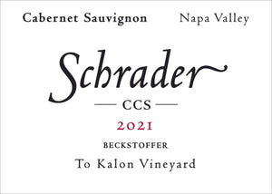 2021 Schrader 'CCS' Beckstoffer To Kalon Vineyard