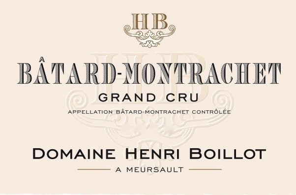 2022 Henri Boillot Bâtard-Montrachet Grand Cru (Pre-Arrival)