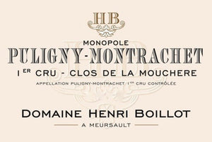 2022 Henri Boillot Puligny-Montrachet 1er Cru Clos de la Mouchère  "Monopole" (Pre-Arrival)