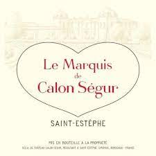 Le Marquis de Calon Ségur 2021 (Pre-Arrival)