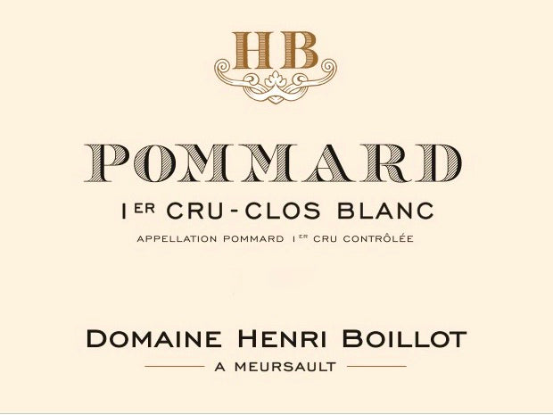 2019 Henri Boillot Pommard 1er Cru Clos Blanc
