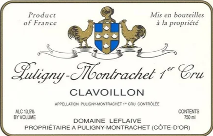 2020 Domaine Leflaive Puligny-Montrachet 1er Cru Clavoillon
